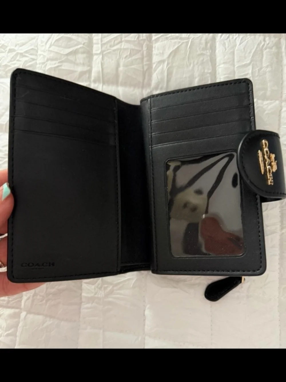 Coach Brown Signature Crossbody with Multicolor Kisslock